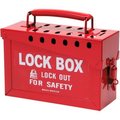Brady Brady¬Æ 13 Lock Portable Metal Lock Box, Steel, 9"W x 6"H 65699